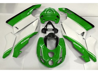 03-04 Weiß Grün & Schwarz Ducati 749 999 Motorrad Verkleidungen
