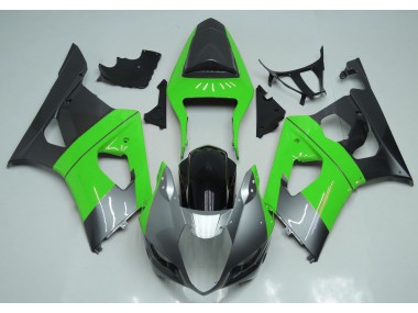 03-04 Grün-Silber & Schwarz Suzuki GSXR 1000 Motorrad Verkleidungen