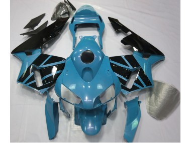 03-04 Hellblau & Schwarz Glänzend Honda CBR600RR Motorrad Verkleidungen