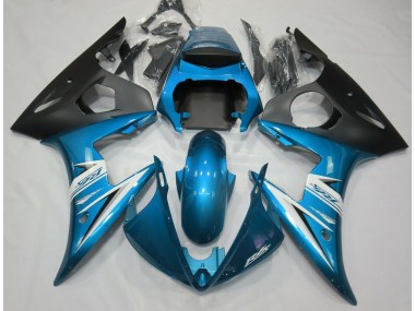 03-04 Hellblau & Weiß Yamaha R6 Motorrad Verkleidungen