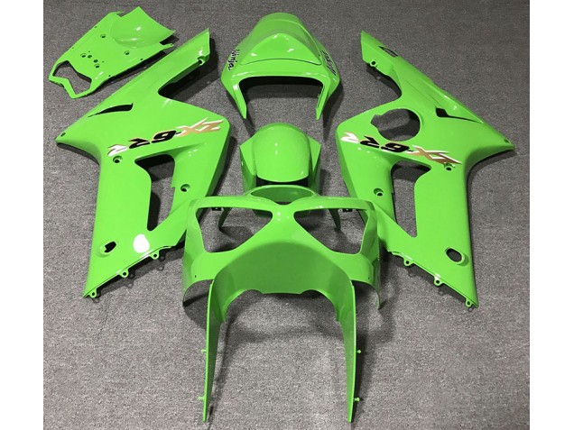 03-04 Hellgrün Kawasaki ZX6R Motorrad Verkleidungen 03-04 Hellgrün Kawasaki ZX6R Motorrad Verkleidungen