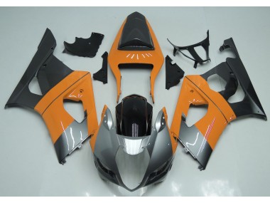 03-04 Hellorange Silber & Schwarz Suzuki GSXR 1000 Motorrad Verkleidungen