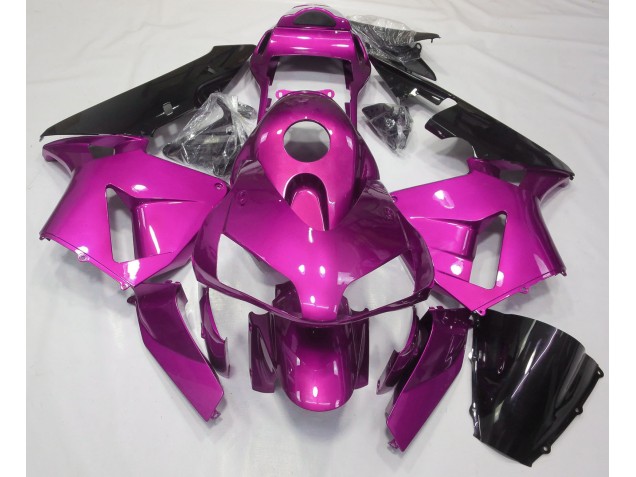03-04 Hot Pink Schlicht Honda CBR600RR Motorrad Verkleidungen