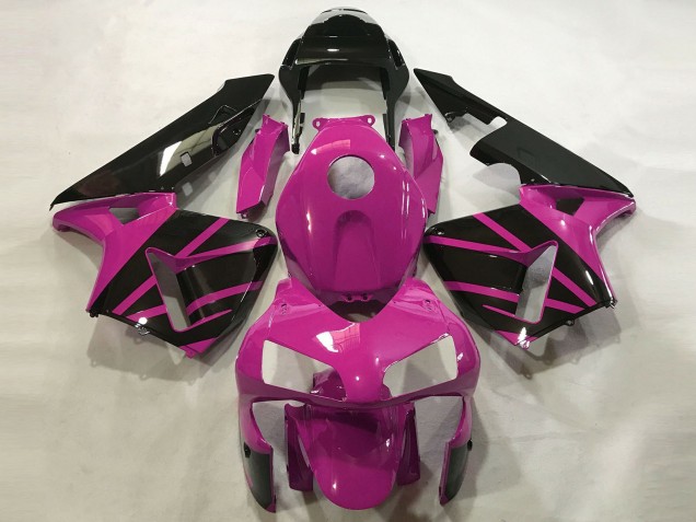 03-04 Hot Pink & Schwarz Glänzend Honda CBR600RR Motorrad Verkleidungen