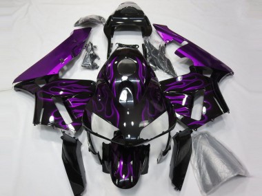 03-04 Lila Flamme Honda CBR600RR Motorrad Verkleidungen