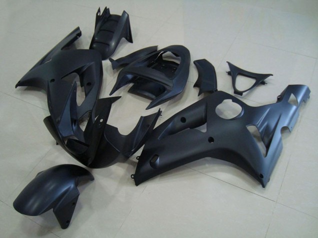 03-04 Matt Schwarz Kawasaki ZX6R Motorrad Verkleidungen