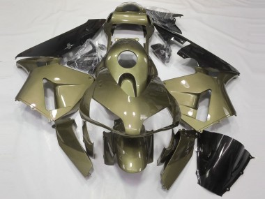 03-04 Oliv Glänzend Honda CBR600RR Motorrad Verkleidungen