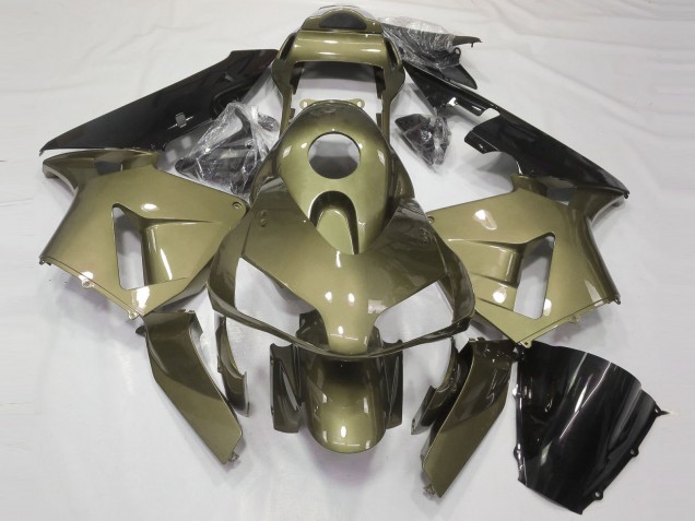 03-04 Oliv Glänzend Honda CBR600RR Motorrad Verkleidungen 03-04 Oliv Glänzend Honda CBR600RR Motorrad Verkleidungen