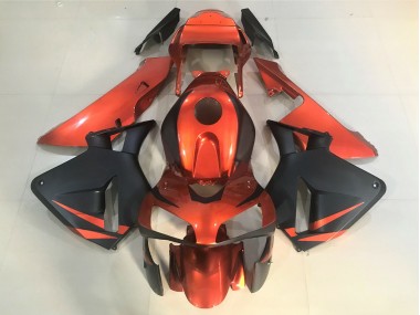 03-04 Orange & Matt Schwarz Honda CBR600RR Motorrad Verkleidungen