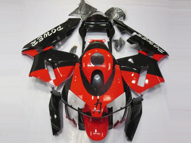 03-04 Rot Black Power Honda CBR600RR Motorrad Verkleidungen 03-04 Rot Black Power Honda CBR600RR Motorrad Verkleidungen