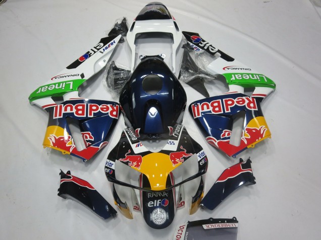 03-04 Rot Bull-Design Honda CBR600RR Motorrad Verkleidungen