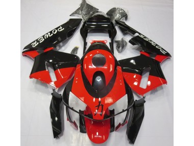 03-04 Rot Glänzend Power-Design Honda CBR600RR Motorrad Verkleidungen
