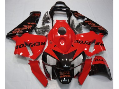 03-04 Rot Glänzend Repsol Honda CBR600RR Motorrad Verkleidungen