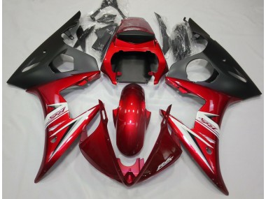 03-04 Rot & Weiß Yamaha R6 Motorrad Verkleidungen