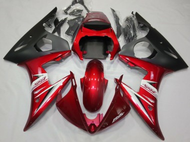 03-04 Rot & Weiß Yamaha R6 Motorrad Verkleidungen