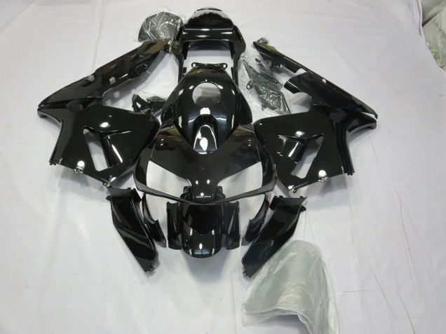 03-04 Schwarz Glänzend Honda CBR600RR Motorrad Verkleidungen 03-04 Schwarz Glänzend Honda CBR600RR Motorrad Verkleidungen