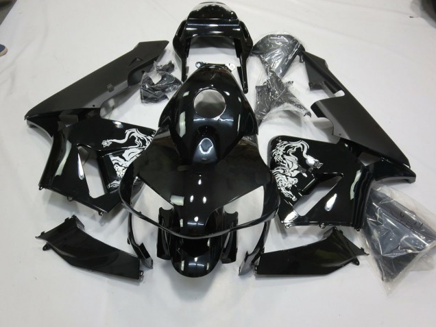 03-04 Schwarz Glänzend Sonderdesign Honda CBR600RR Motorrad Verkleidungen 03-04 Schwarz Glänzend Sonderdesign Honda CBR600RR Motorrad Verkleidungen