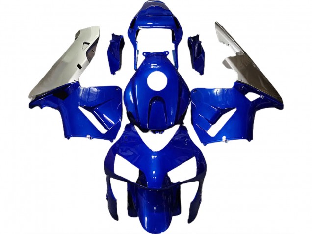 03-04 Tiefes Blau & Silber Honda CBR600RR Motorrad Verkleidungen 03-04 Tiefes Blau & Silber Honda CBR600RR Motorrad Verkleidungen