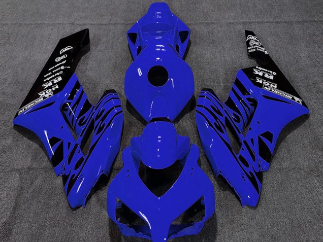 04-05 Blau Glänzend Flame Honda CBR1000RR Motorrad Verkleidungen 04-05 Blau Glänzend Flame Honda CBR1000RR Motorrad Verkleidungen