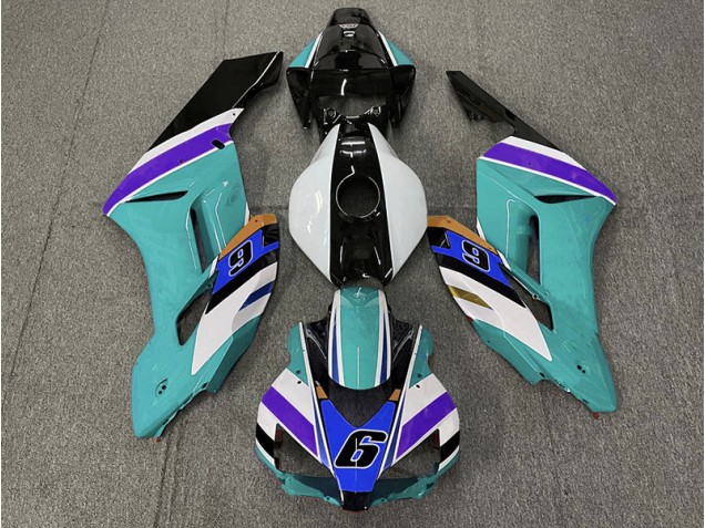 04-05 Blaugrün 6 Honda CBR1000RR Motorrad Verkleidungen