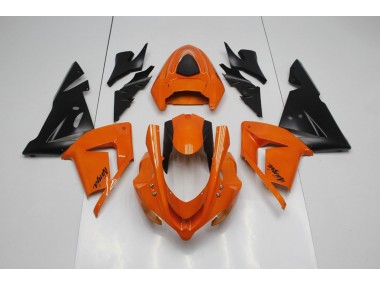 04-05 Einfacher Orange Ninja Kawasaki ZX10R Motorrad Verkleidungen