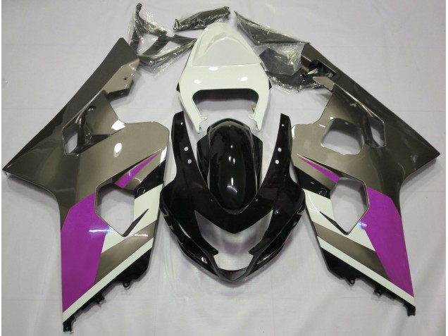 04-05 Glänzend Grau Suzuki GSXR 600-750 Motorrad Verkleidungen