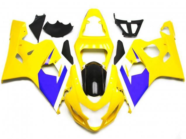 04-05 Glänzendes Gelb & Leuchtendes Blau Suzuki GSXR 600-750 Motorrad Verkleidungen 04-05 Glänzendes Gelb & Leuchtendes Blau Suzuki GSXR 600-750 Motorrad Verkleidungen