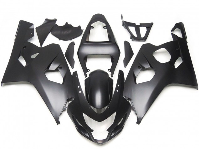 04-05 Matt Schwarzer Stil Suzuki GSXR 600-750 Motorrad Verkleidungen