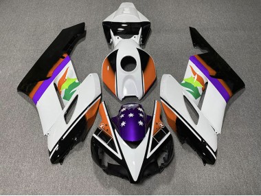 04-05 Orange & Lila Flagge Honda CBR1000RR Motorrad Verkleidungen