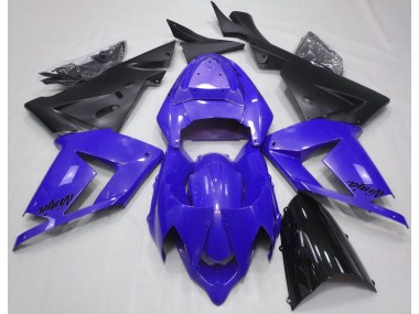 04-05 Perlblau & Schwarz Kawasaki ZX10R Motorrad Verkleidungen