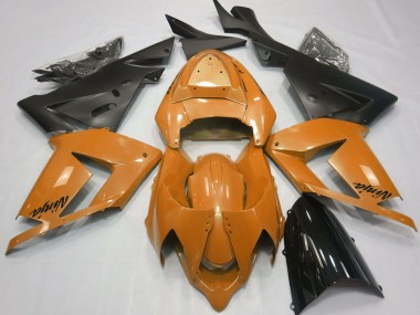 04-05 Perlorange & Schwarz Kawasaki ZX10R Motorrad Verkleidungen
