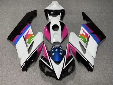 04-05 Pink & Blaue Flagge Honda CBR1000RR Motorrad Verkleidungen