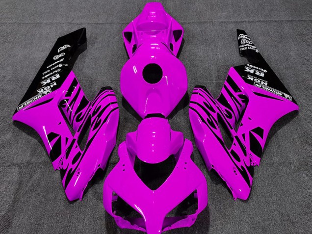 04-05 Rosa Glänzend Flame Honda CBR1000RR Motorrad Verkleidungen 04-05 Rosa Glänzend Flame Honda CBR1000RR Motorrad Verkleidungen