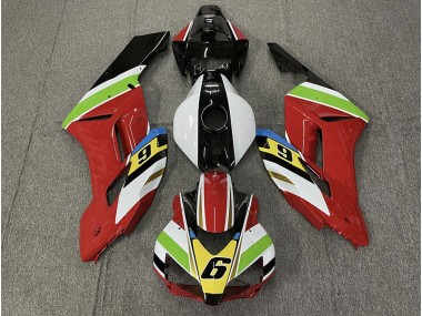 04-05 Rot 6 Honda CBR1000RR Motorrad Verkleidungen