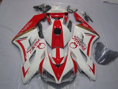 04-05 Rot Gold-Sonderdesign Honda CBR1000RR Motorrad Verkleidungen