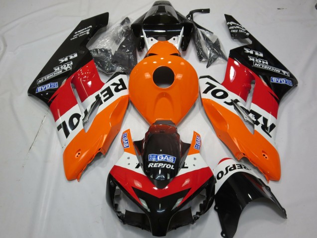 04-05 Rot Matt Schwarz Honda CBR1000RR Motorrad Verkleidungen
