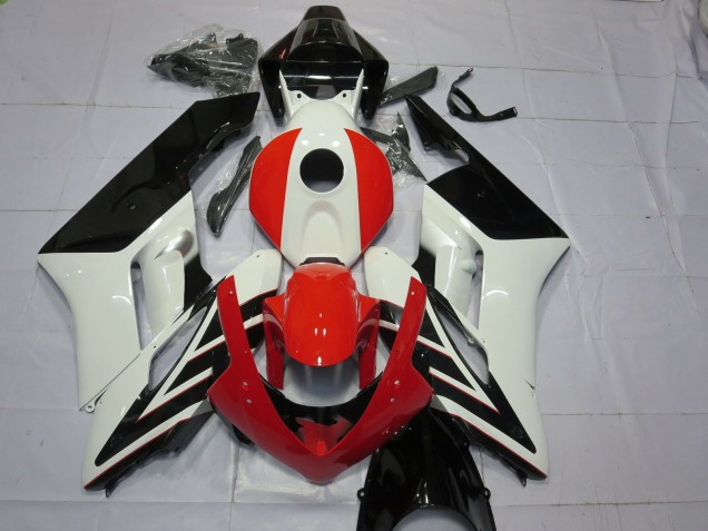 04-05 Rot Schwarz & Weiß Honda CBR1000RR Motorrad Verkleidungen