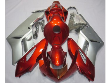 04-05 Rot-Silber Honda CBR1000RR Motorrad Verkleidungen