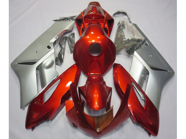 04-05 Rot-Silber Honda CBR1000RR Motorrad Verkleidungen