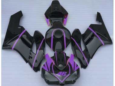 04-05 Schwarz Glänzend & Lila Honda CBR1000RR Motorrad Verkleidungen