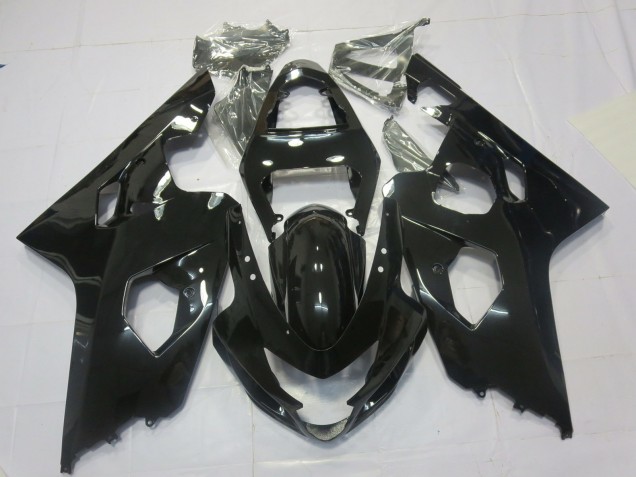 04-05 Schwarz Glänzend Suzuki GSXR 600-750 Motorrad Verkleidungen