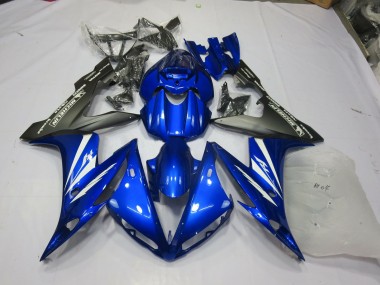 04-06 Blau & Matt Yamaha R1 Motorrad Verkleidungen