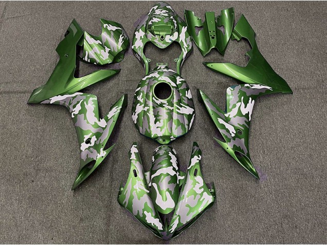 04-06 Dunkelgrün Tarnung Yamaha R1 Motorrad Verkleidungen 04-06 Dunkelgrün Tarnung Yamaha R1 Motorrad Verkleidungen