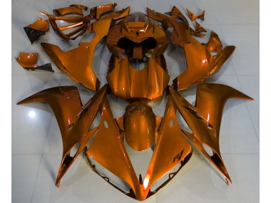 04-06 Dunkelorange Yamaha R1 Motorrad Verkleidungen