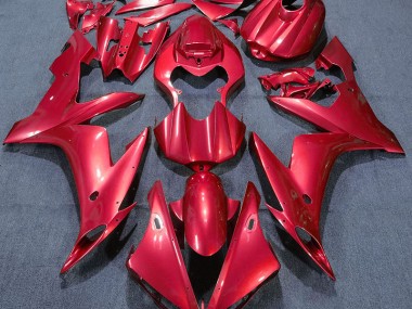 04-06 Einfarbig Rot Yamaha R1 Motorrad Verkleidungen