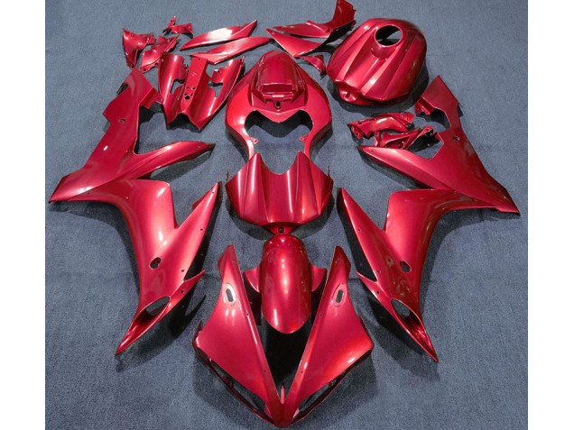 04-06 Einfarbig Rot Yamaha R1 Motorrad Verkleidungen 04-06 Einfarbig Rot Yamaha R1 Motorrad Verkleidungen