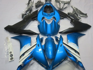 04-06 Hellblau & Weiß Yamaha R1 Motorrad Verkleidungen