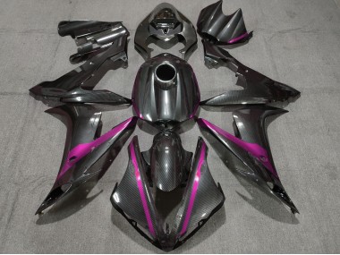 04-06 Kohlefaser Stil Mit Pink Yamaha R1 Motorrad Verkleidungen