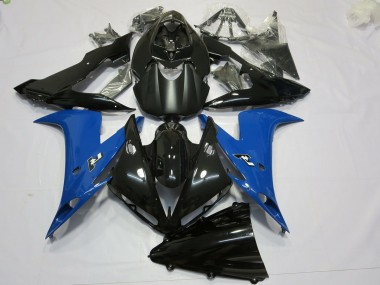 04-06 Matt Schwarz Yamaha R1 Motorrad Verkleidungen