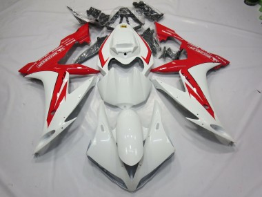 04-06 Weiß-Rot-Stil Yamaha R1 Motorrad Verkleidungen